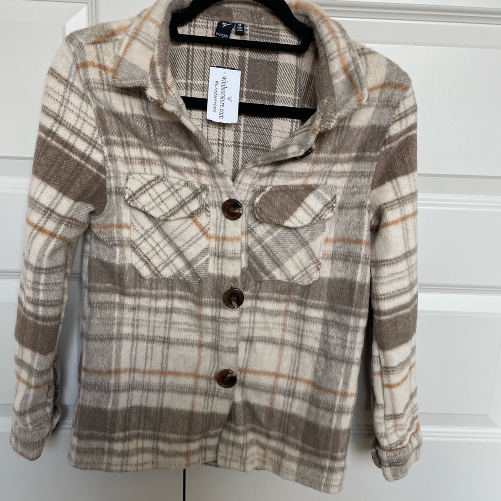 Plaid Tan Jacket